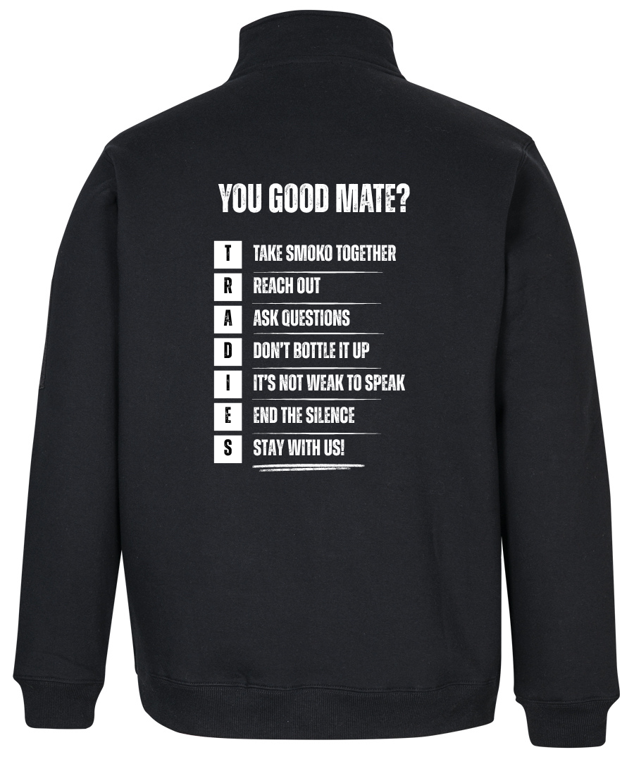 PREMIUM TRADE 1/2 ZIP FLEECE - TRADIES
