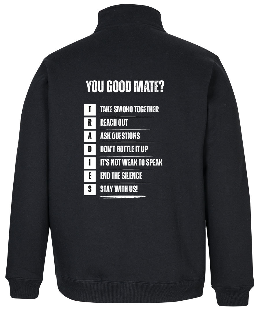 PREMIUM TRADE 1/2 ZIP FLEECE - TRADIES