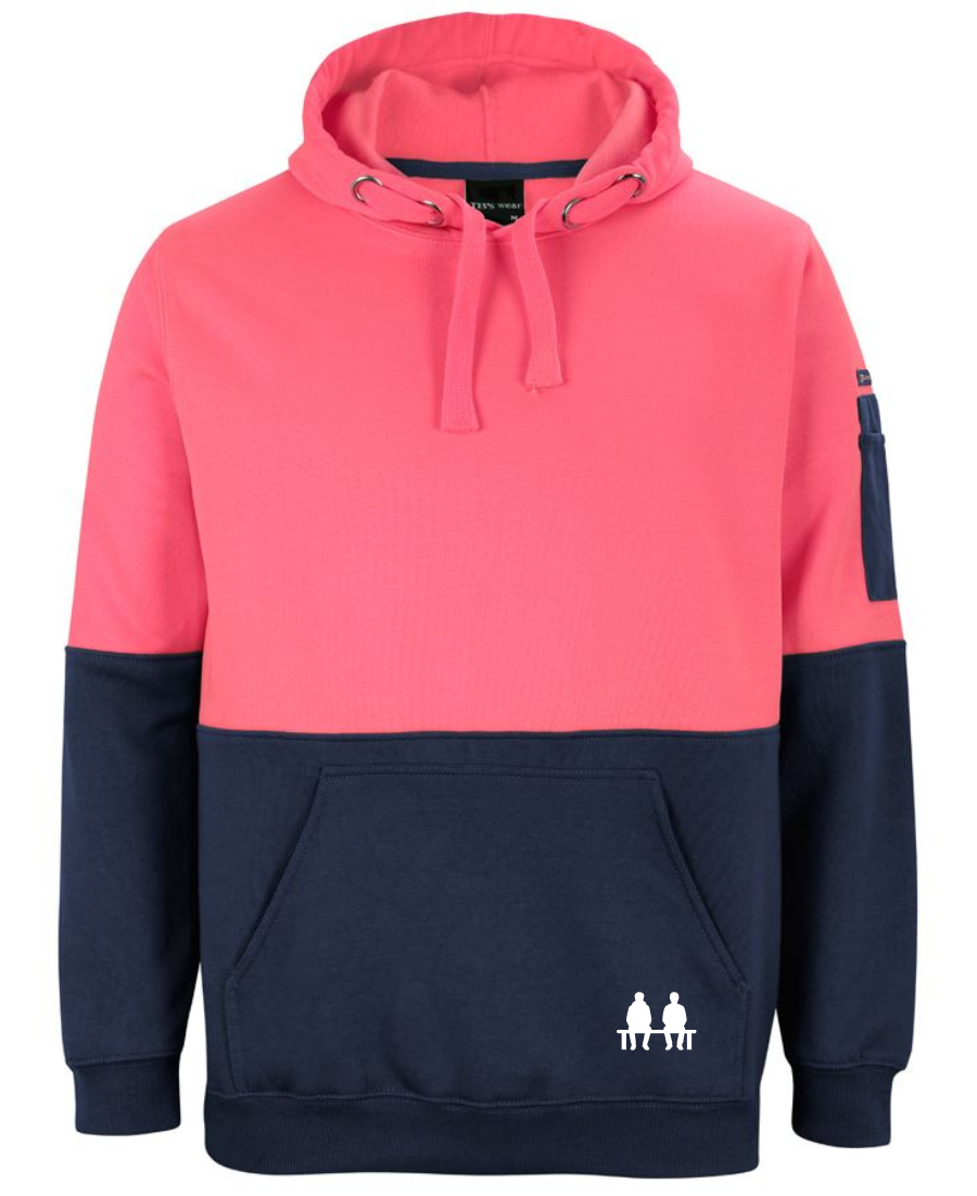 HI VIS PULL OVER HOODIE - TRADIES