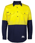 HIVIS CLOSE FRONT 150G WORK SHIRT - One Life