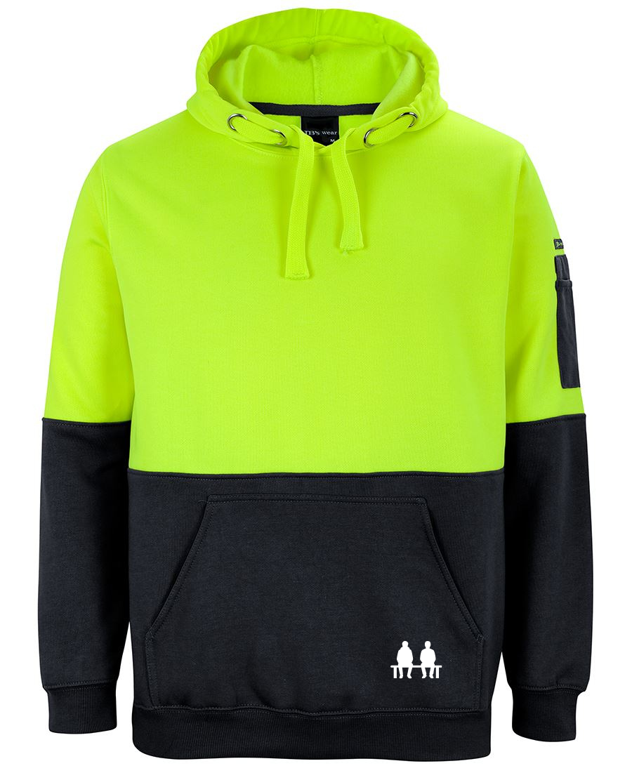 HI VIS PULL OVER HOODIE - TRADIES