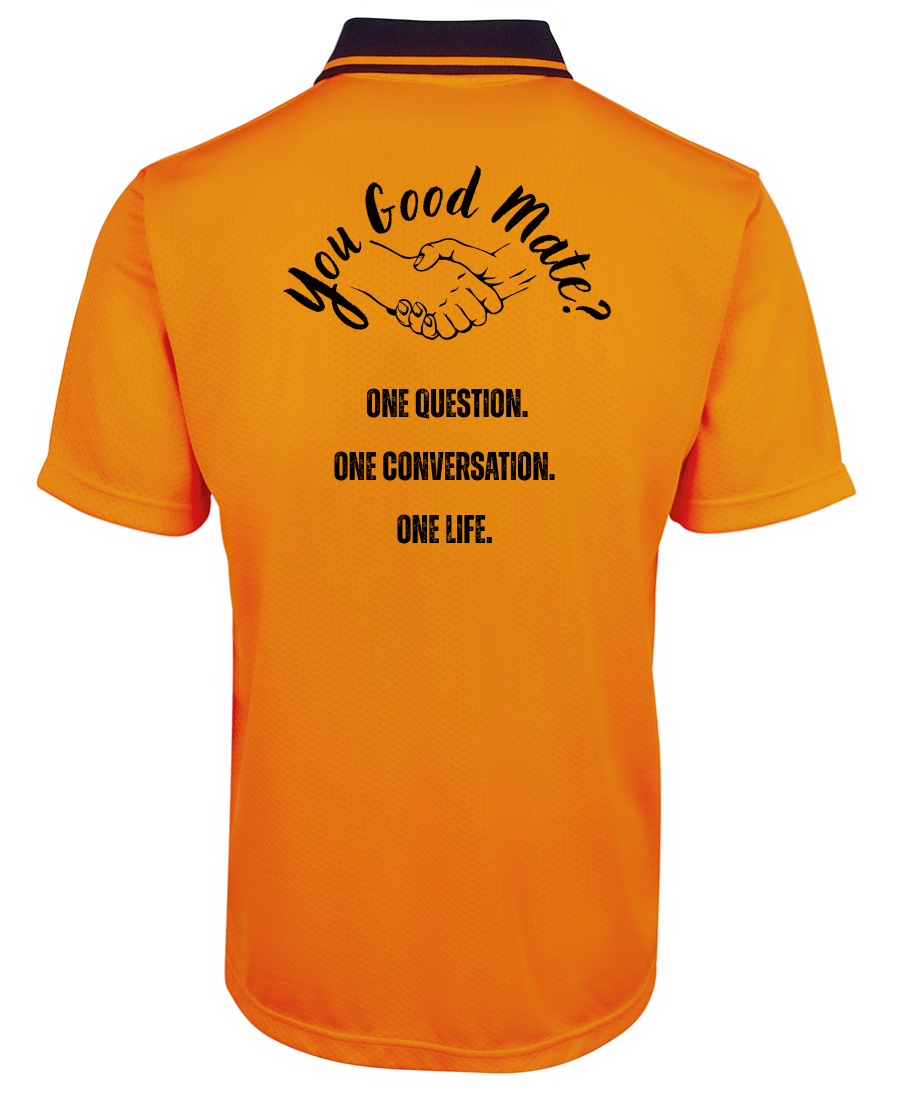 Hivis Polo short sleeve - One Life