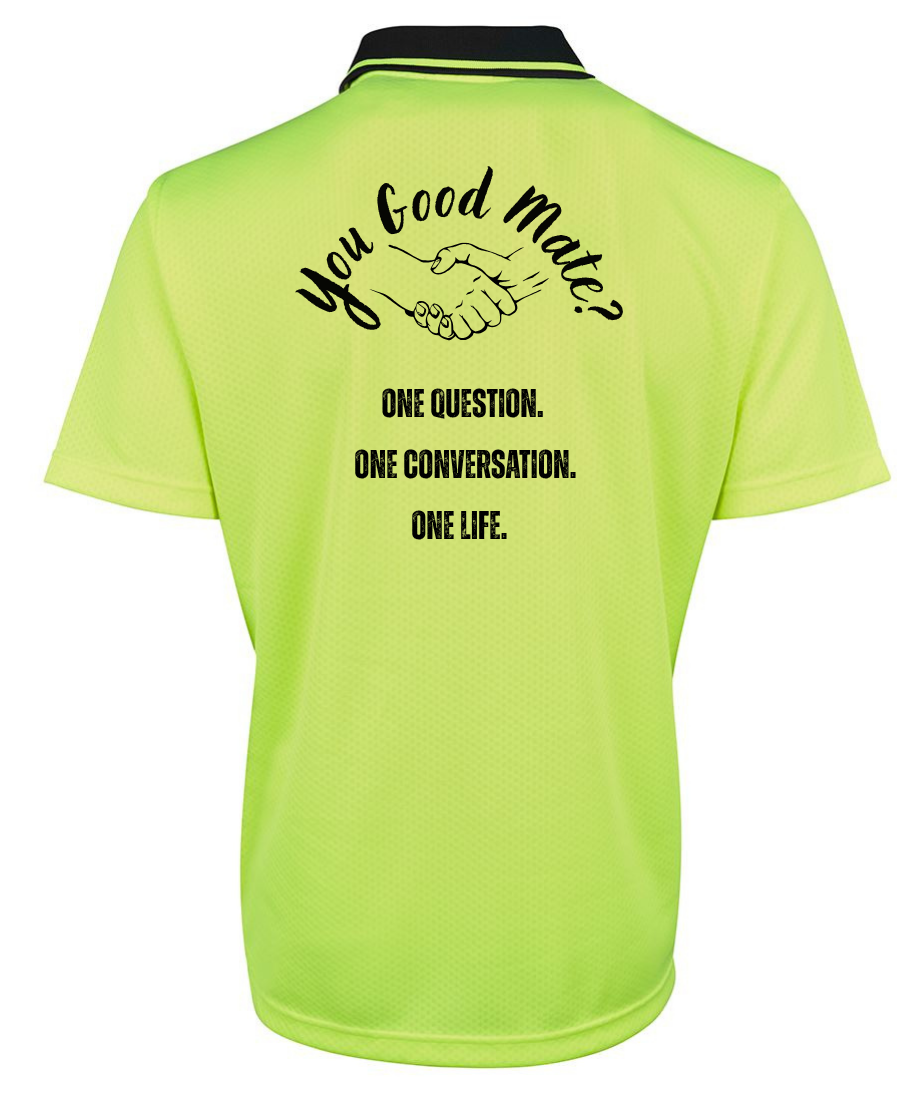 Hivis Polo short sleeve - One Life