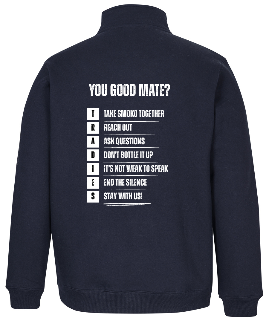 PREMIUM TRADE 1/2 ZIP FLEECE - TRADIES