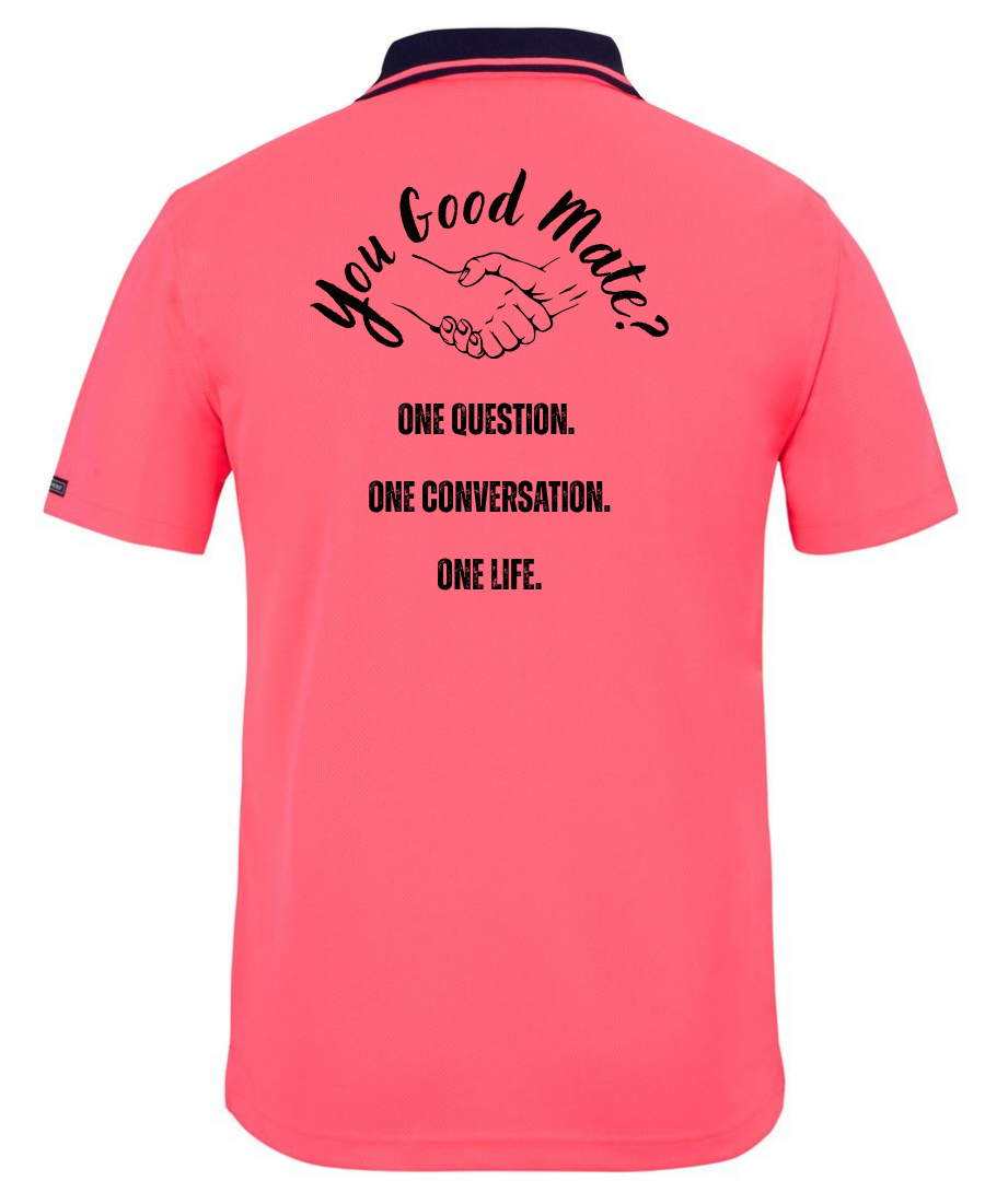 Hivis Polo short sleeve - One Life